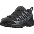 Salomon XA Pro V8 Climasalomon Waterproof Kinder Outdoor-Schuhe, Präzise Passform, Grip in jedem Gelände, Sportlicher Look, Black, 33