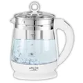 Adler AD 1299 Glas-Wasserkocher Temperatur-Regelung und Tee-Kocher Boiler Kettle