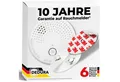 dedura Rauchmelder (Set inkl. Magnethalter mit 10 Jahre Garantie BSI Zertifiziert EN14604)