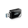 Anker USB 3.0 SD/TF Speicherkartenleser, 2 Steckplätze, Kartenlesegerät für SDXC, SDHC, SD, MMC, RS-MMC, Micro SDXC, Mikro-SD, Micro SDHC Karte, unterstützt UHS-I Karten