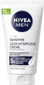 NIVEA MEN Sensitive Gesichtspflege Creme, 24h Feuchtigkeitscreme für empfindliche Männerhaut, beruhigende Gesichtscreme zur Linderung von Hautirritationen (75 ml)