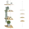 bremermann Wandregal,, Weiß, Metall, 30x290x30 cm, Wohnzimmer, ,