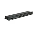 VALUE Cat.5e (Class D) 19-Zoll-Patchpanel, 24P, geschirmt Netzwerk-Panel (bestückt, 24 Ports)