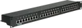 VALUE 26990328 - 19" Patchpanel, 1 HE, 24-Port, Cat.5e, schwarz