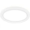 BRILONER - LED Deckenlampe mit indirektem Licht, flach, neutralweiße Lichtfarbe, Lampe, Deckenleuchte, Wohnzimmerlampe, LED Panel, Küchenlampe, Deckenbeleuchtung, 19x2,8 cm, Weiß
