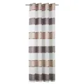 Ösenschal Walter, Cappuccino, Textil, Streifen, 140x145 cm, Wohntextilien, Gardinen & Vorhänge, Fertiggardinen, Ösenschals