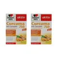 2 x Doppel Herz Curcumin 750mg & Vitamin D3 1000 30 Kapseln - KOSTENLOSER...