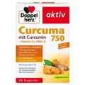 DOPPELHERZ Curcuma 750 Kapseln 30 St PZN 15657421 Verfall 11.2026