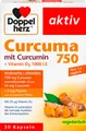 Doppelherz Curcuma 750 Kapseln 30 St. - Nahrungsergänzungsmittel mit 26,7 g Curc