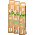 3 x alverde Naturkosmetik - Zahnbürste aus Holz medium (3 x 1 Stück)