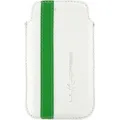 Luxucase Sleece Case Size M white - green Blister (Apple iPhone 4, Apple iPhone 4s) (25446110)