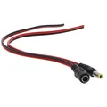 DC Anschlusskabel mit Stecker / Buchse 5,5mm x 2,1mm 22AWG