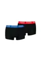 PUMA Boxer Boxershorts Men Herren Everyday Unterhose Unterwäsche 2er Pack, Farbe:Black/Blue/Red, Bekleidungsgröße:M