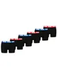 PUMA Boxer Boxershorts Men Herren Everyday Unterhose Unterwäsche 6er Pack, Farbe:Black/Blue/Red, Bekleidungsgröße:M