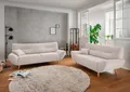 Home affaire Polstergarnitur Drago, modern und zeitlos, aktuelle Formensprache, komfortabel, (Set, 2-tlg., 3-Sitzer und 2-Sitzer), als Sessel/Polsterecke erhältlich, versch. Stoffe, inkl. 2 Zierkissen