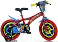 Dino Bikes Kinderfahrrad 14" Paw Patrol Kinderfahrrad Stützräder ergonomischer Sattel 3–5Jahre, 1 Gang, mit Stützrädern und Frontschild