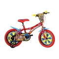 Dino Bikes Paw Patrol Kinderfahrrad Jungenfahrrad – 14 Zoll Original Lizenz | Kinderrad mit Stützrädern - Das Fahrrad aus Paw Patrol als Geschenk für Jungen