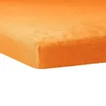 Traumschlaf Flausch Biber Topper Spannbettlaken 180x200 cm - 200x200 cm | orange - orange