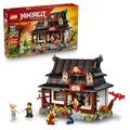 LEGO NINJAGO 15-jähriges Jubiläum: Vier-Waffen-Schmiede - Ninja Haus Spielzeug mit sammelbarer Minifigur und Sammelkarten - Nostalgisches Geschenk für Jungen ab 14 Jahren und Erwachsene Fans - 71858