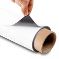 1 Meter Magnetfolie weiß beschichtet, Breite 1000x0,85 mm für Werbung und Co