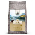 Wildes Land - Halbfeuchtes Trockenfutter für Hunde - Ente - 5 kg - Soft mit Reis und Wildkräutern - Glutenfrei - Extra viel Fleisch - Für alle Hunderassen - Beste Akzeptanz