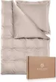 MAGANO Bettwäsche, Luxus Bambus & Baumwolle Satin, 400 TC Luxusqualität, Hypoallergen, Thermoregulierend