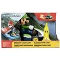 Mario Kart Spinout Luigi Kart Figur 6cm