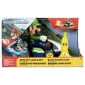 Super Mario Spin Out Luigikart Rennfahrzeug 2.5" Grün