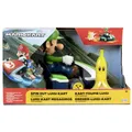 Mario Kart Spinout Luigi Kart Figur 6 cm Jakks Pacific