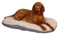 Kerbl Pet Liegekissen Loneta, Hundekissen, beige/grau, 58x43cm, aus robuster Baumwolle/Polyester, Haustierkissen, waschbar bei 30°C