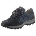 Waldläufer HOLLY Schnürschuh, Bequemschuh, Halbschuh, Outdoorschuh in Trekking-Optik, H-Weite blau 37 EU (4 UK)
