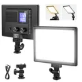 NEEWER 9" LED Videoleuchte Panel, dimmbare, sanfte Beleuchtung für DSLR Kamera, 4000mAh Akku, USB Typ C Anschlüsse, 3200K ~ 5600K CRI95+ 600Lux für Fotografie Videoaufzeichnung Live Streaming NL-116AI