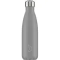 Thermosflasche Einfarbig Seidenmatt Grau 500ml
