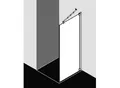 Kermi Seitenwand Raya TOL 1230x1850, silber mattglanz, ESG klar mit KermiClean, RATOL123181PK RATOL123181PK