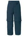 VAUDE Kids Detective Antimos Zip-Off Pants, leichte Outdoorhose für Kinder, mückenabweisend und mit UPF 50+ ausgerüstet, Dark sea Uni, 98