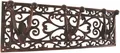 Wandgarderobe Gartengerätehalter NEU Gusseisen antikbraun Landhausstil
