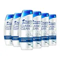 Head & Shoulders Classic Clean Anti Schuppen Shampoo, 6er Pack (6 x 300 ml), Bei Fettigem Haar, Shampoo gegen Schuppen, 72 Stunden Schutz Vor Schuppen, Juckreiz Und Trockenheit, Für Männer