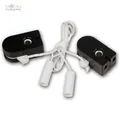 2er Pack Zugschalter, Seilzugschalter, Lampenschalter für Stehlampe, 1-polig 2A