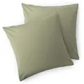 Blumtal Kissenbezug, Olivgrün, Textil, Quadratisch, 40x40 cm, Oeko-Tex® Standard 100, Wohntextilien, Bezüge, Kissenbezüge