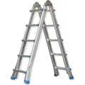 Alu Leiter Klappleiter 4 x 5 Teleskopleiter Stehleiter Mehrzweckleiter
