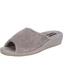 Westland Damen Pantoffeln Marseille, Frauen Hausschuhe,Weite G (Normal),schlapfen,drinnen,daheim,zuhause,Freizeitschuhe,grau,40 EU / 6.5 UK