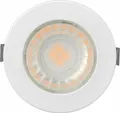 LED Einbauspot Minispot 3W IP54 rund weiß/schwarz/silber Ø 3,2 cm (deckenausschnitt) warmweiß (3000 K)