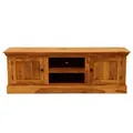 Fernsehtisch Jali 160x55x45 aus indischem Sheesham-Massivholz