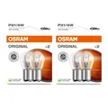 4 Glühlampen Blinkleuchte P21 5W 12V 21 5W BAY15d OSRAM für diverse PKW