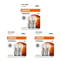 6 Glühlampen Blinkleuchte P21 5W 12V 21 5W BAY15d OSRAM für diverse PKW
