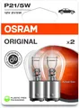 2 Glühlampen Blinkleuchte P21 5W 12V 21 5W BAY15d OSRAM für diverse PKW