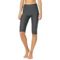Merry Style Badeshorts lang Damen Knielange Leggings MS10-334 grau 44
