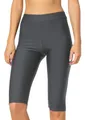 Merry Style Damen Lange Badeshorts Kurze Leggings MS10-334(Graphite,44)