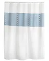 RIDDER Duschvorhang Textil Spike inkl. Ringe blau 180x200 cm Duschvorhang, Vorha