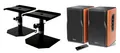 Edifier Regallautsprecher Holz Stativ Set Studio Regal Aktiv Soundsystem Wood